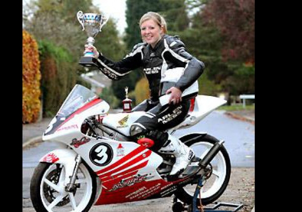 Route 66 is gold way for Boyes motorcycle racer Sarah