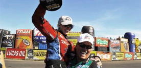 COURTNEY FORCE WINS HER FIRST WALLY AT SEATTLE