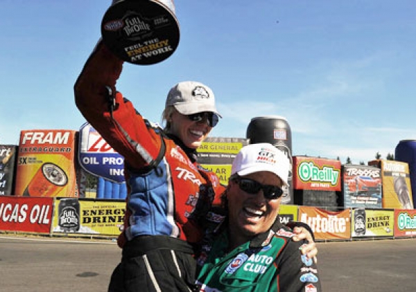 COURTNEY FORCE WINS HER FIRST WALLY AT SEATTLE