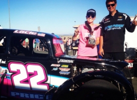 Young Legend Car Driver Lacie Price Looking Forward to 2014